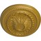 Ekena Millwork Saverne Ceiling Medallion, Hand-Painted Pharaohs Gold, 18 1/2"W x 13 1/2"H x 1 7/8"P CM18SAPGS - alternate 2
